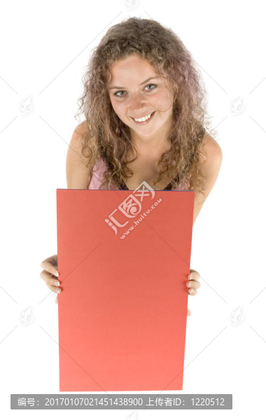 帶留言板的女人