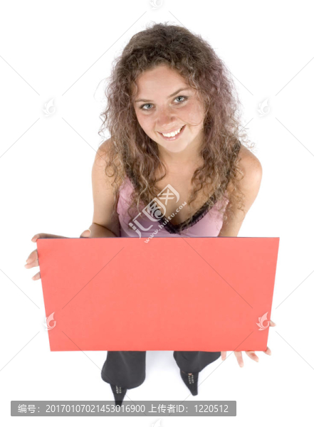 帶留言板的女人