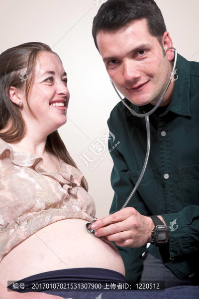 懷孕的夫婦