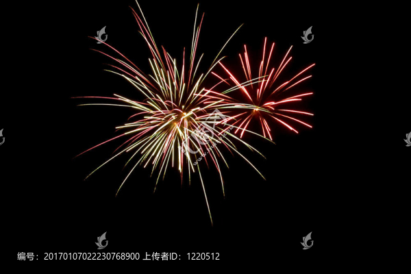 天空中的爆竹