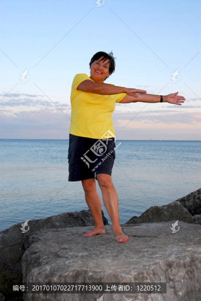 成熟的女人運動