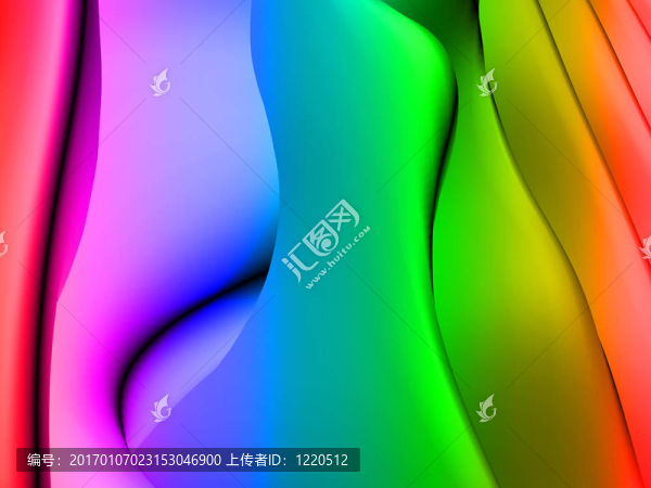 全彩色抽象形式