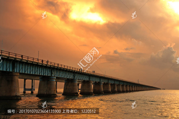 在森塞特的原始七英里橋