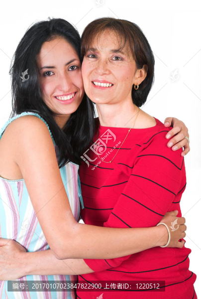 母女肖像