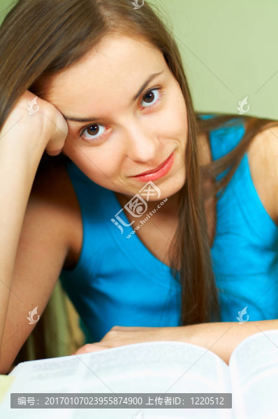 學習的女孩