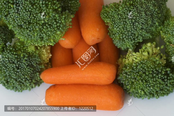 花椰菜和胡蘿卜