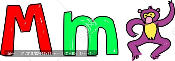 M是猴子