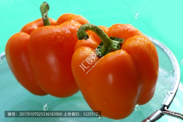 橙色的辣椒