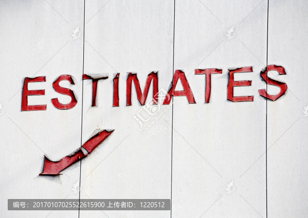 為標(biāo)志的標(biāo)志estimatesstock照片照片