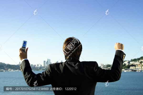 快樂的商人