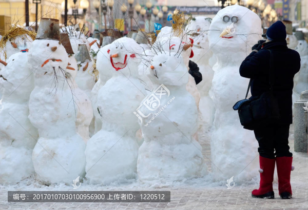 雪拍照