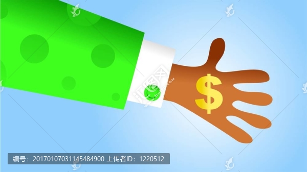手持美元