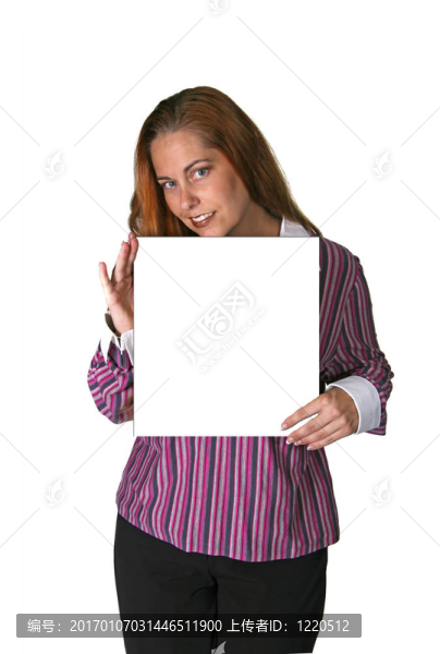 White上的商業(yè)女性