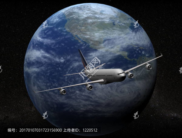 飛機和地球