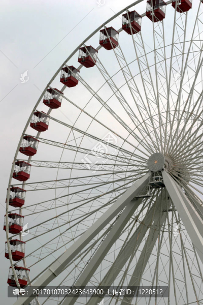 費里斯輪-垂直