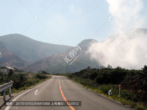 高海拔的道路