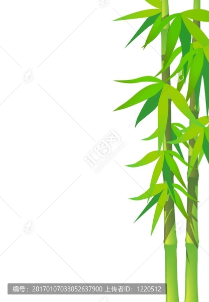 綠色的竹子