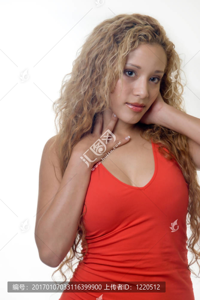 金發(fā)女人的魅力臉