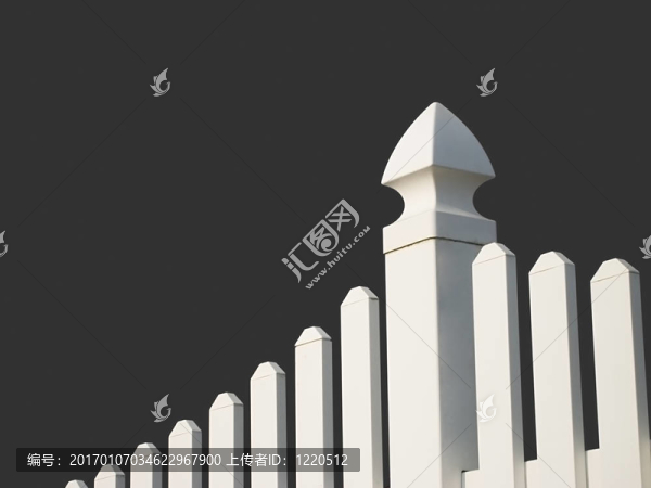白色的柵欄