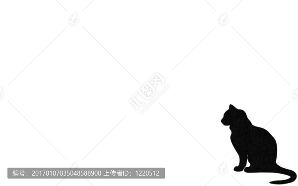 黑色的貓