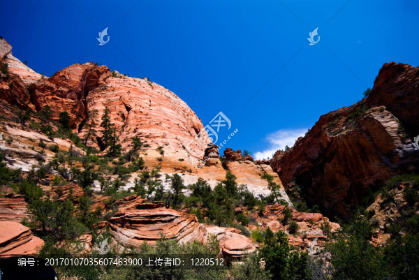 猶他的山景