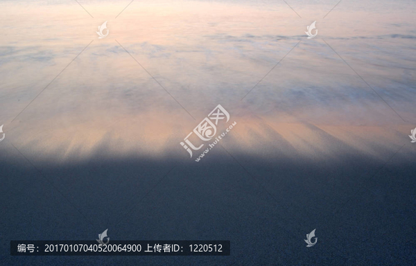 在海灘上