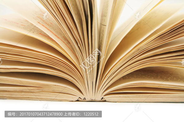 打開的書