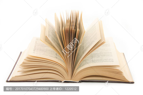 打開的書