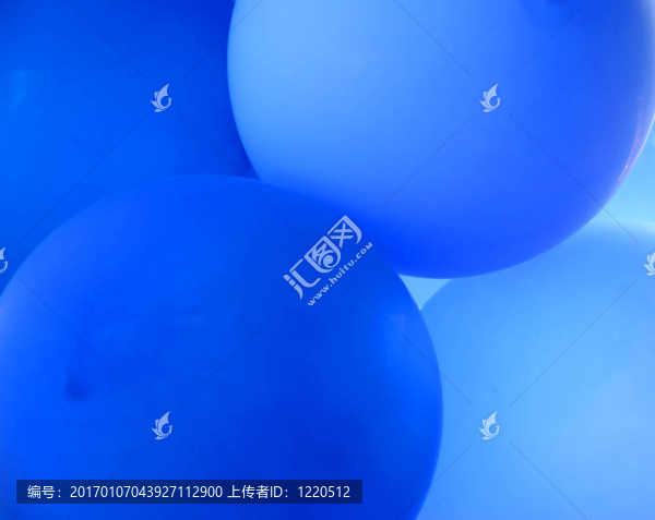 藍(lán)色的氣球