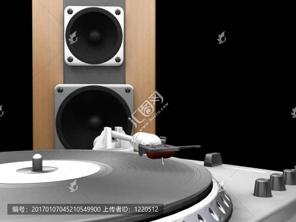 轉(zhuǎn)盤和揚聲器