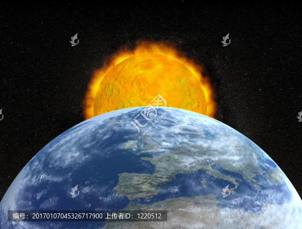 地球和太陽(yáng)