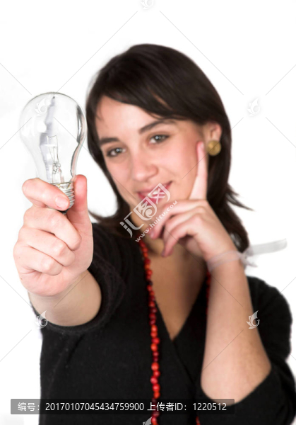 隨便的女孩與燈泡
