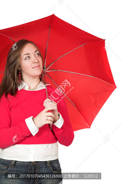 紅傘女孩