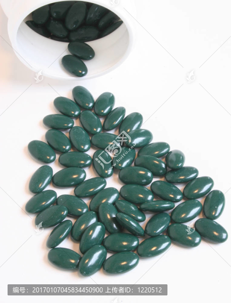 綠色的藥丸