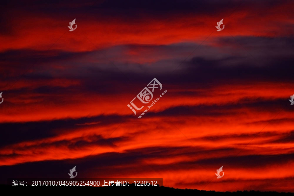 火紅的天空