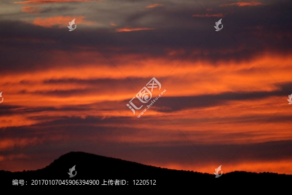 火紅的天空