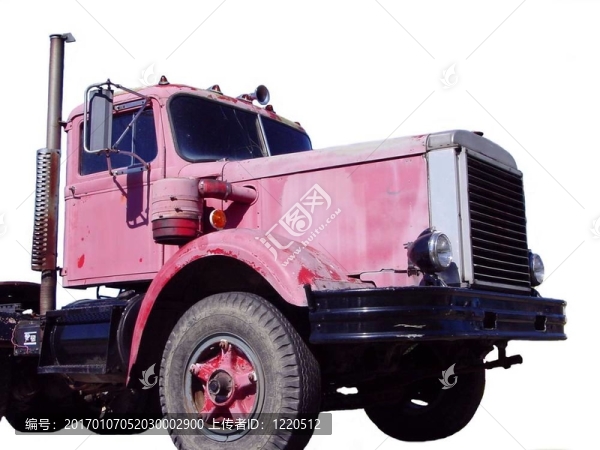 褪色的工作車