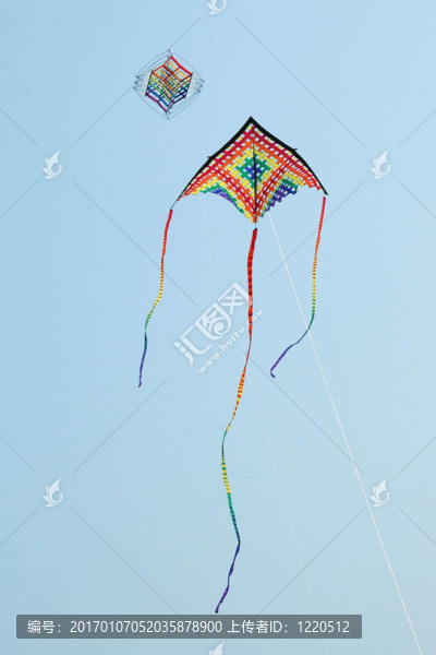 五顏六色的風箏
