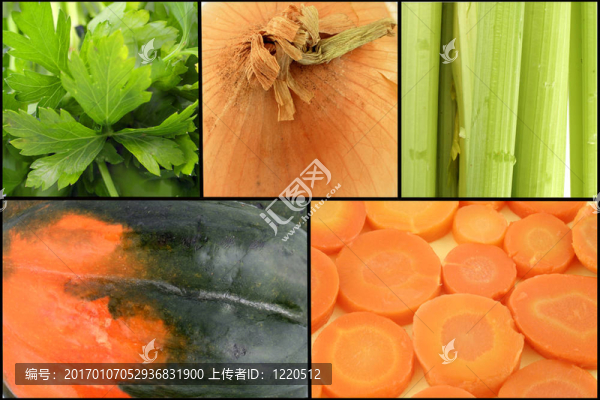 蔬菜拼貼