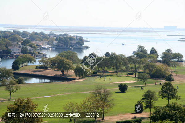 高爾夫球場(chǎng)的空中觀