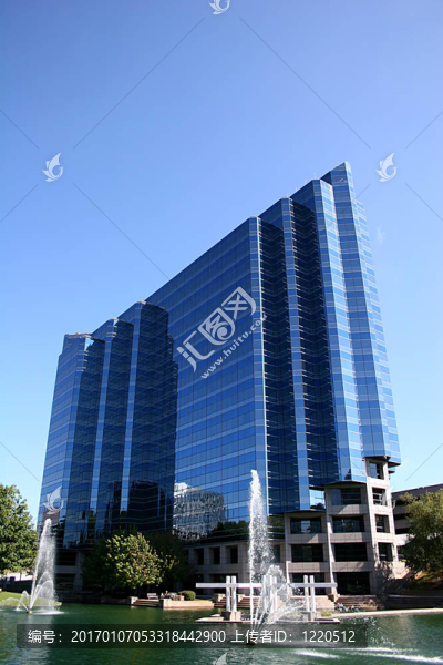 湖心島藍(lán)色建筑