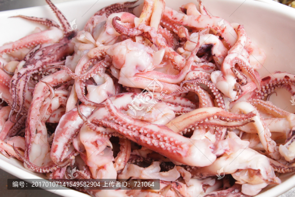 魷魚絲,魷魚須,鮮魷魚