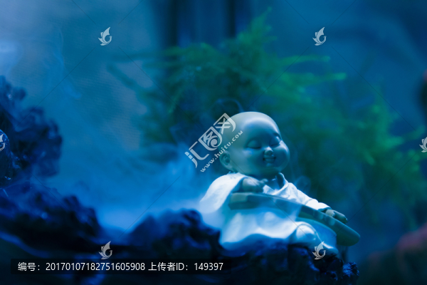 小和尚沙彌禪意家居擺件