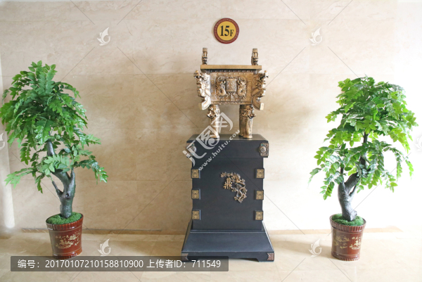 鼎,發(fā)財樹,酒店賓館擺飾
