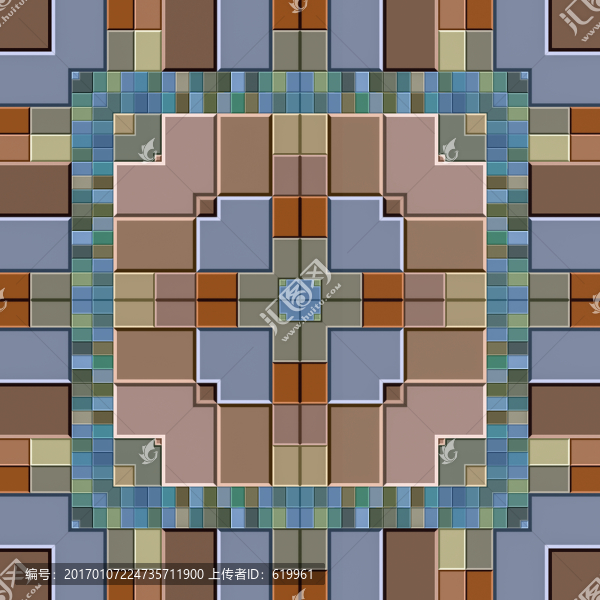 拼花瓷磚,背景墻,無(wú)分層