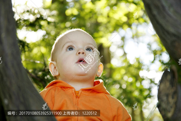 小男孩在戶外