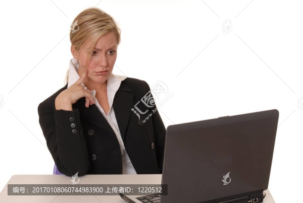 可愛的女商人