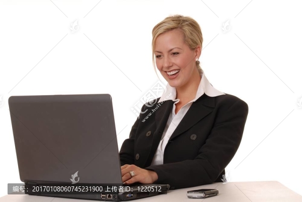 可愛的女商人