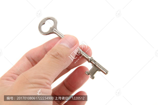 手拿著鑰匙