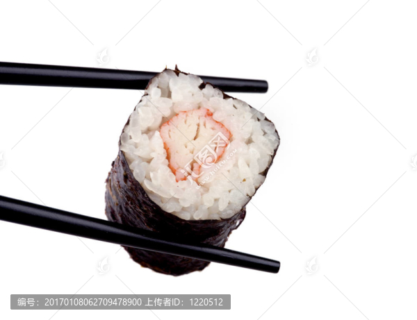 食品-壽司和筷子